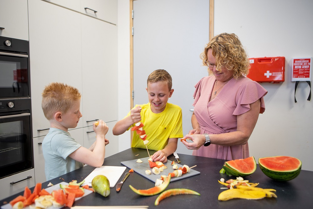 samen fruitspiesen maken