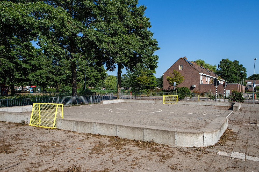 Voetbal veldje bij Buitenschoolse opvang Springplank