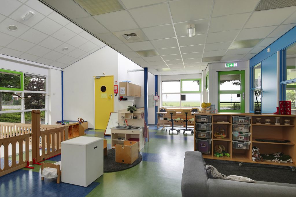 overzicht van de binnenruimte van kinderdagverblijf Midwoud