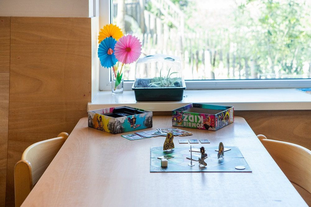 Spelletje ligt klaar op tafel