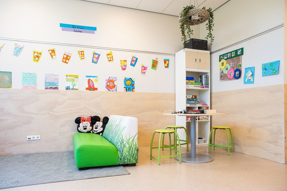 Zithoekje op de groep in Oosthuizen