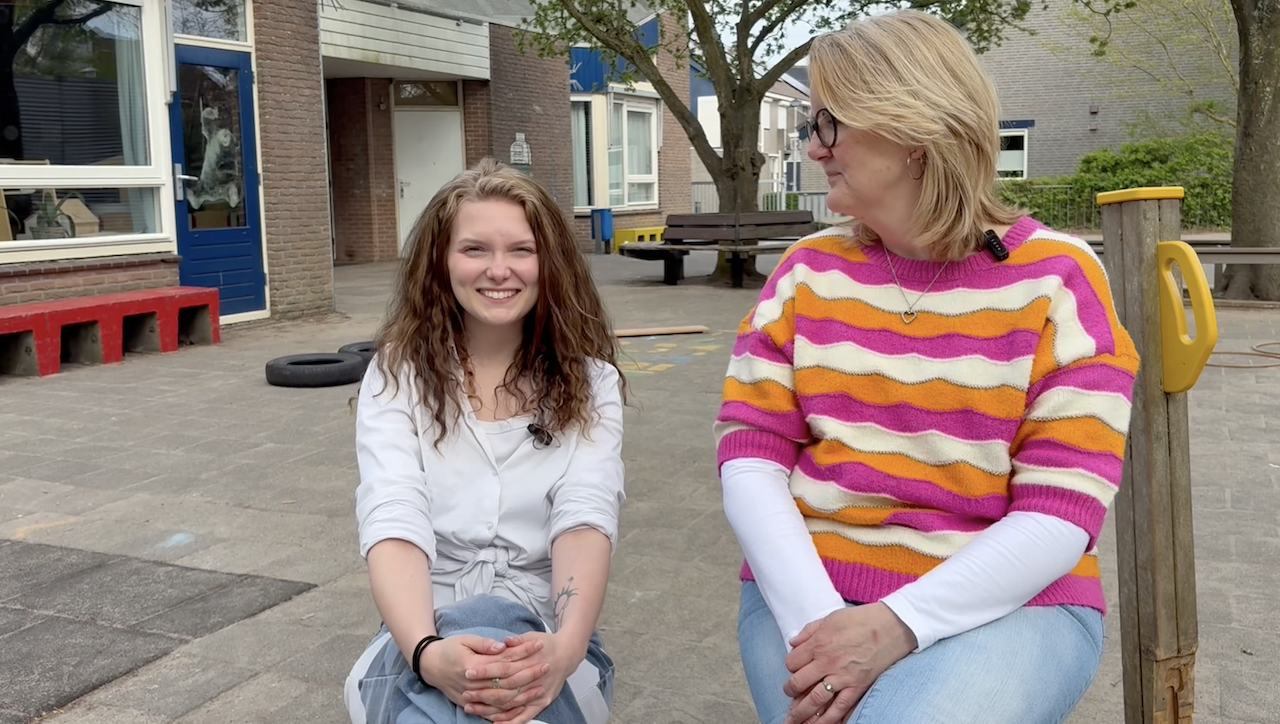 Pedagogisch professionals Dyana en Anouk