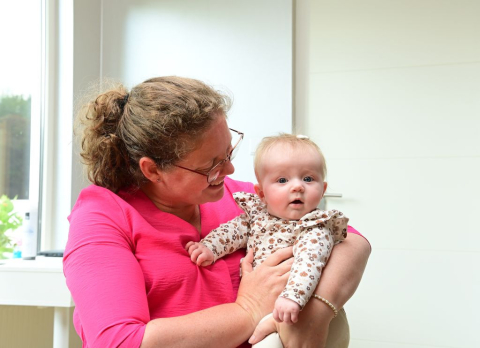 gastouder en baby